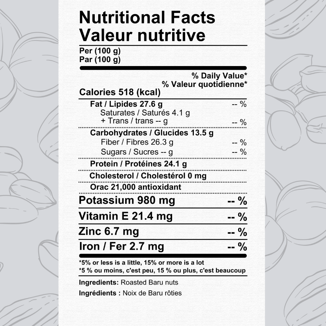 Baru Nut Butter-Single Ingredients-The Roasted Nut Inc.