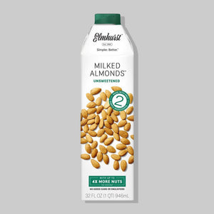 ELMHURST® ALMOND MILK UNSWEETENED-Unsweetened Nut Milk-The Roasted Nut Inc.