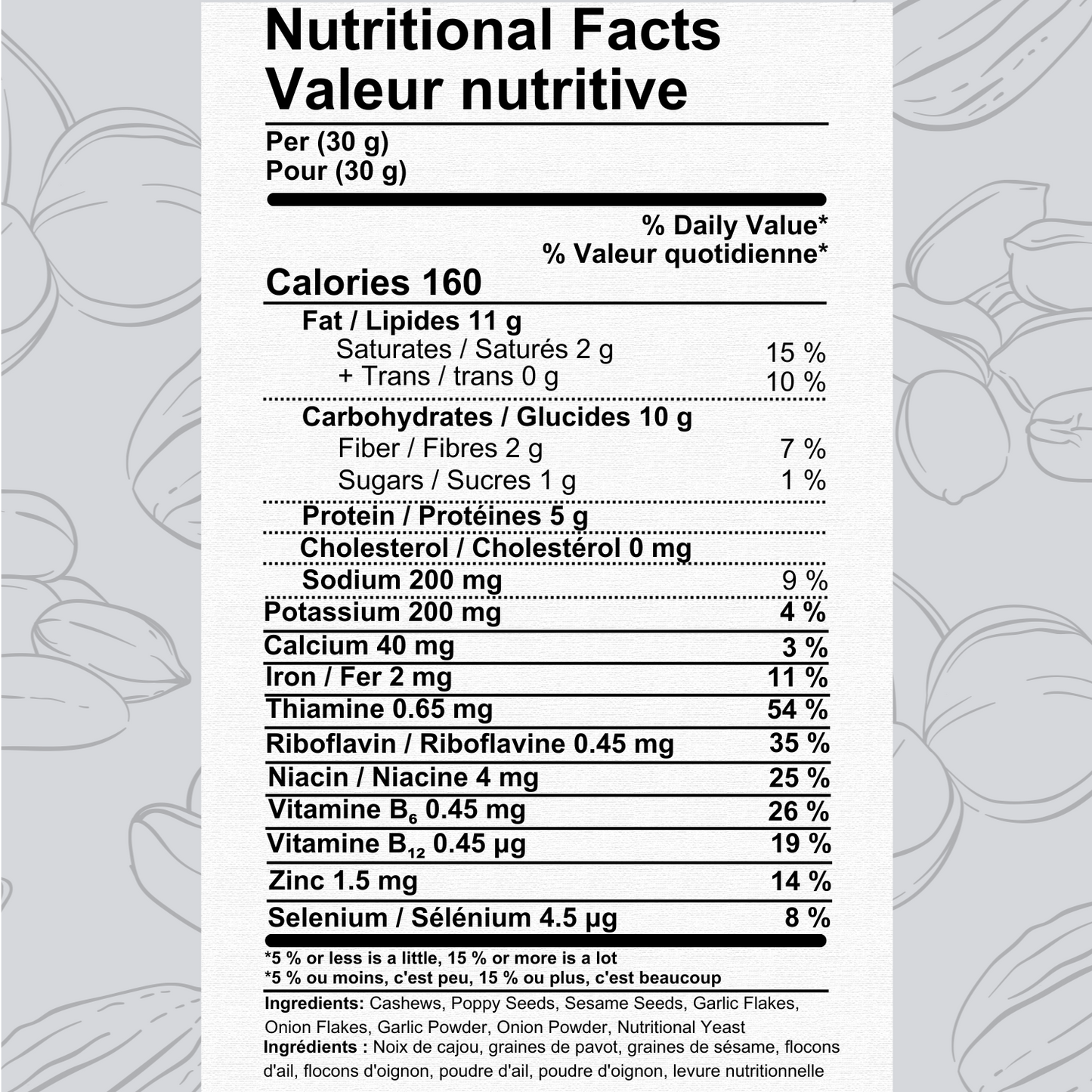 Everything Bagel Cashews 10.00% Off Auto Renew-Roasted Nuts-The Roasted Nut Inc.