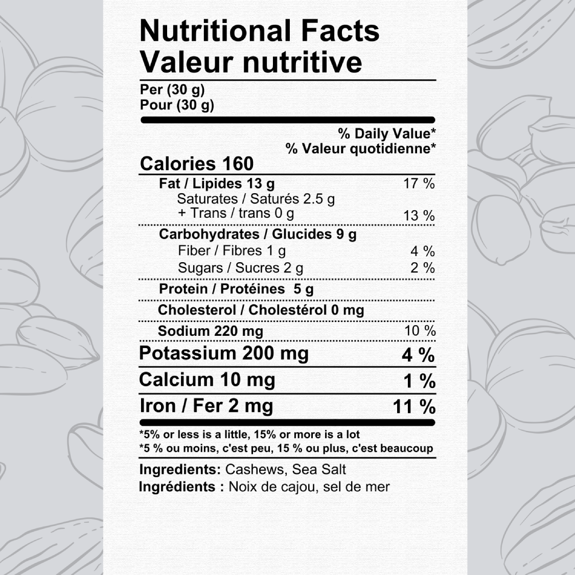 Salted Cashews 10.00% Off Auto Renew-The Roasted Nut Inc.