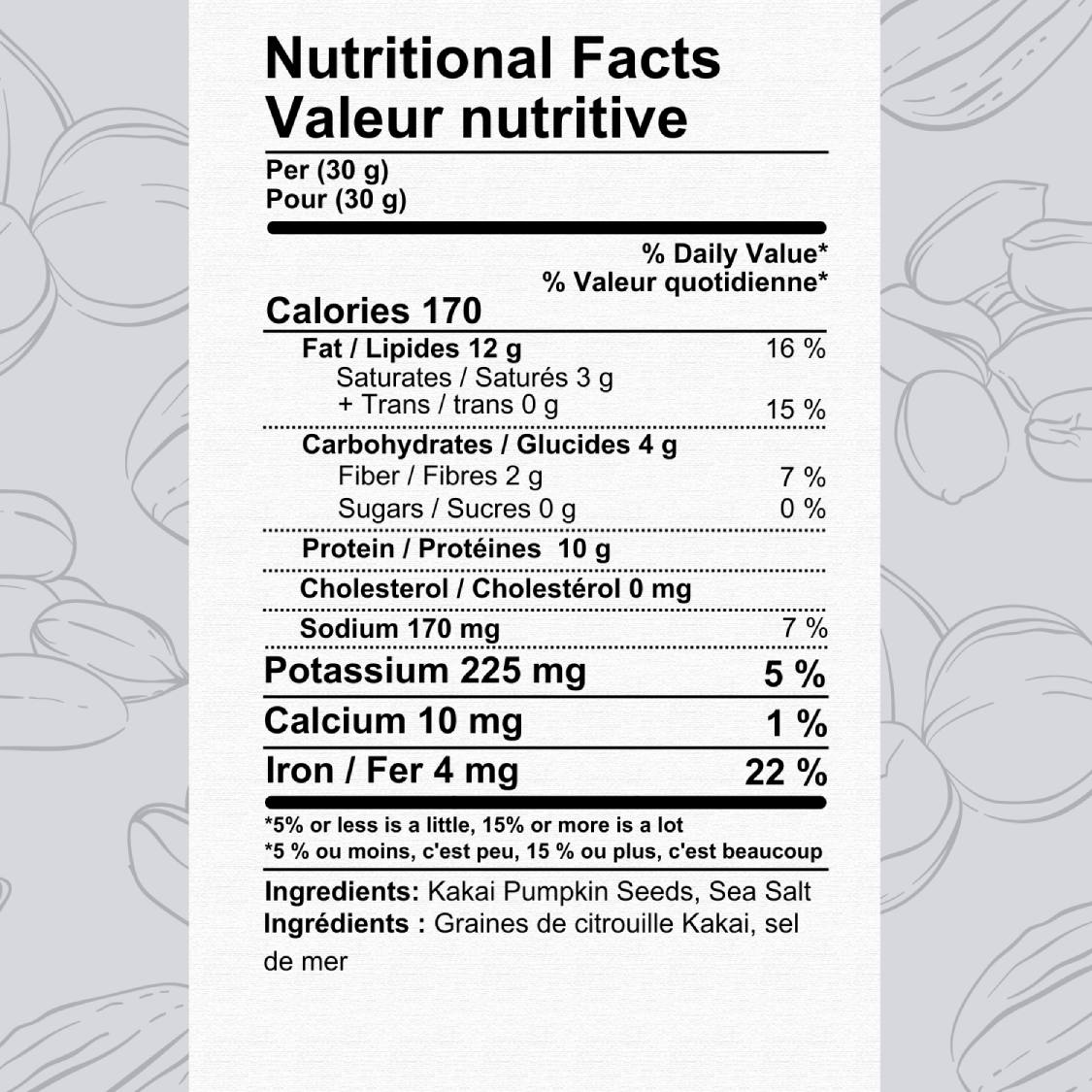 Salted Kakai Pumpkin Seeds 10.00% Off Auto Renew-Roasted Nuts-The Roasted Nut Inc.