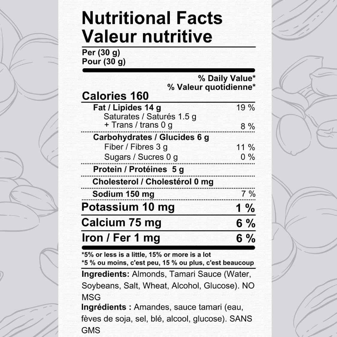 Tamari Flavored Almonds 10.00% Off Auto Renew-Roasted Nuts-The Roasted Nut Inc.