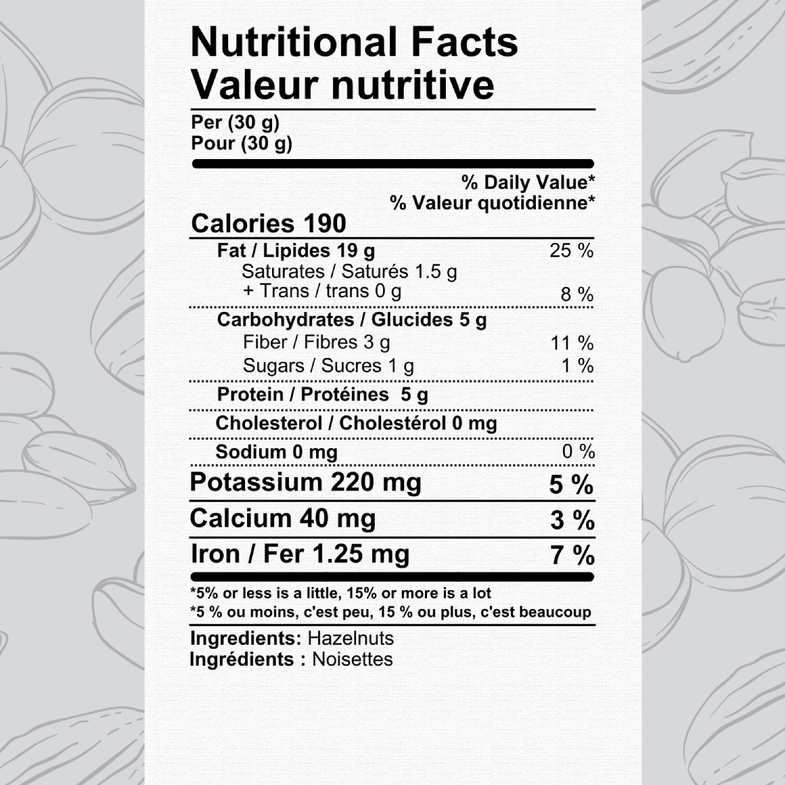 Unsalted Hazelnuts-Unsalted-The Roasted Nut Inc.