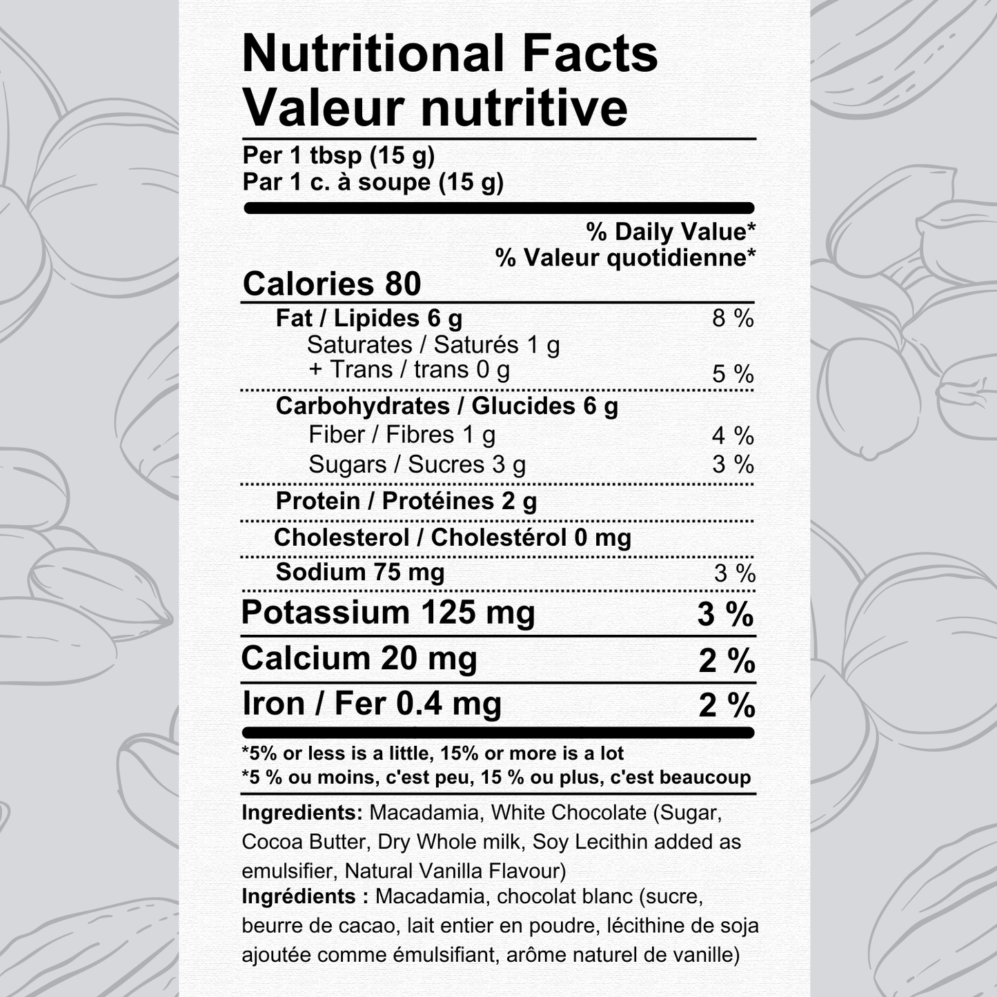 White Chocolate Macadamia Butter-Flavored Blends-The Roasted Nut Inc.