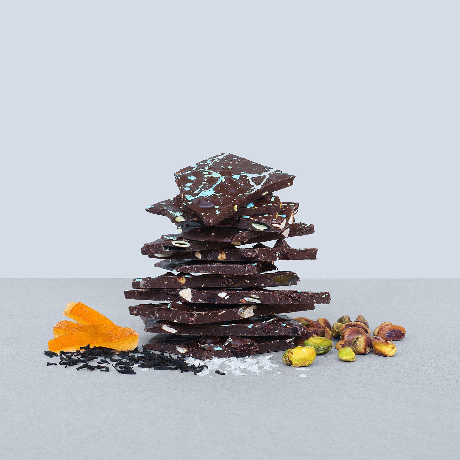 Afternoon Tea Dark Chocolate Bark-Nut Butter-The Roasted Nut Inc.