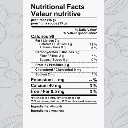 Almond Butter-Single Ingredients-The Roasted Nut Inc.