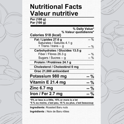 Baru Nut Butter-Single Ingredients-The Roasted Nut Inc.