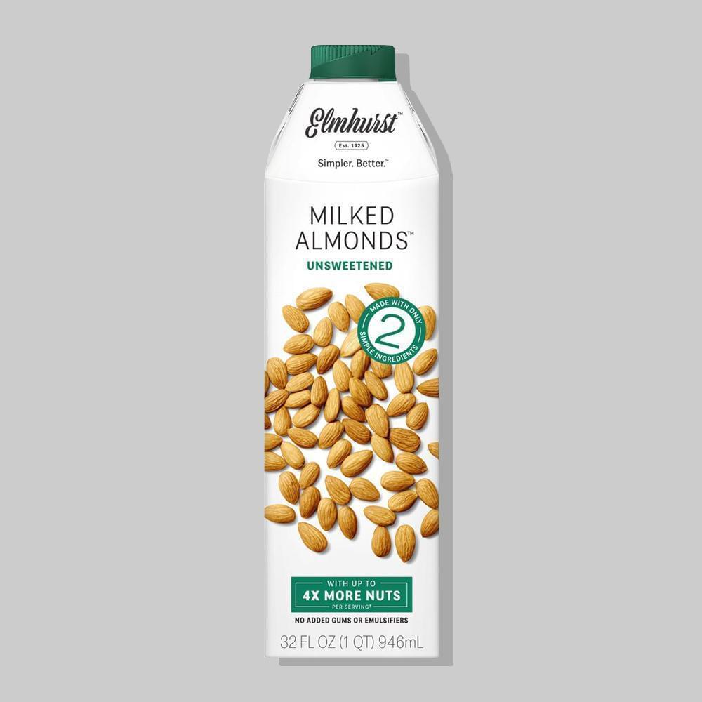 ELMHURST® ALMOND MILK UNSWEETENED-Unsweetened Nut Milk-The Roasted Nut Inc.