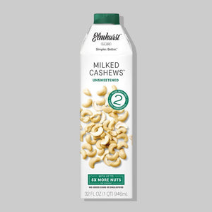ELMHURST® CASHEW MILK UNSWEETENED-Unsweetened Nut Milk-The Roasted Nut Inc.