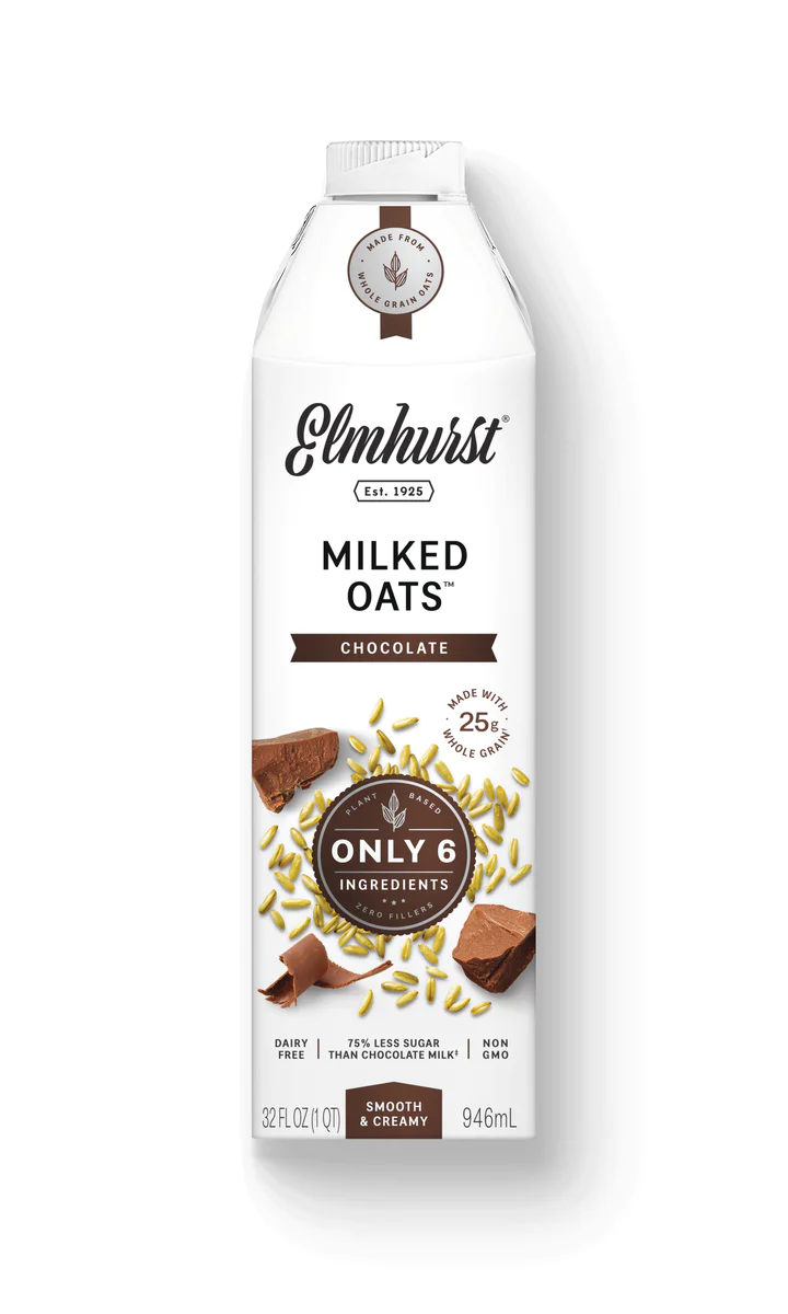 ELMHURST® CHOCOLATE OAT MILK-The Roasted Nut Inc.