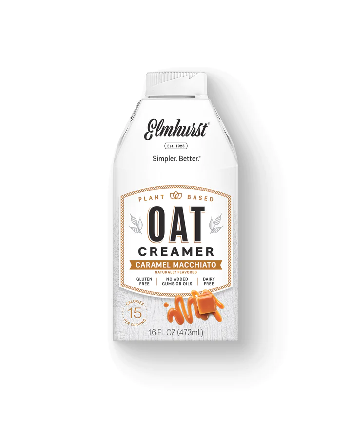 Elmhurst® Caramel Macchiato Oat Creamer-The Roasted Nut Inc.