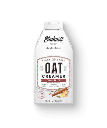 Elmhurst® Chai Spice Oat Creamer-Unsweetened Nut Milk-The Roasted Nut Inc.