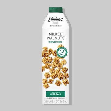 Elmhurst® Walnut Milk Unsweetend-Unsweetened Nut Milk-The Roasted Nut Inc.