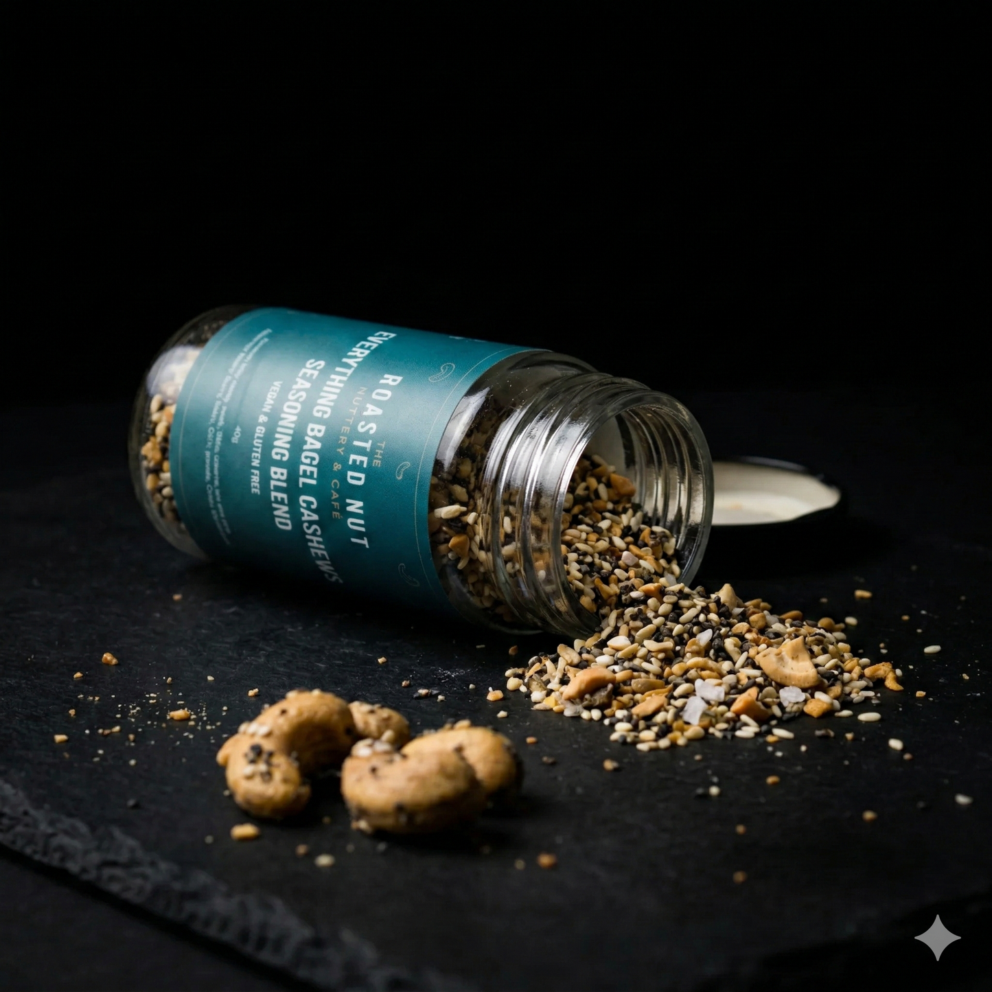 Everything Bagel Cashews Seasoning Blend-Flavoured-The Roasted Nut Inc.