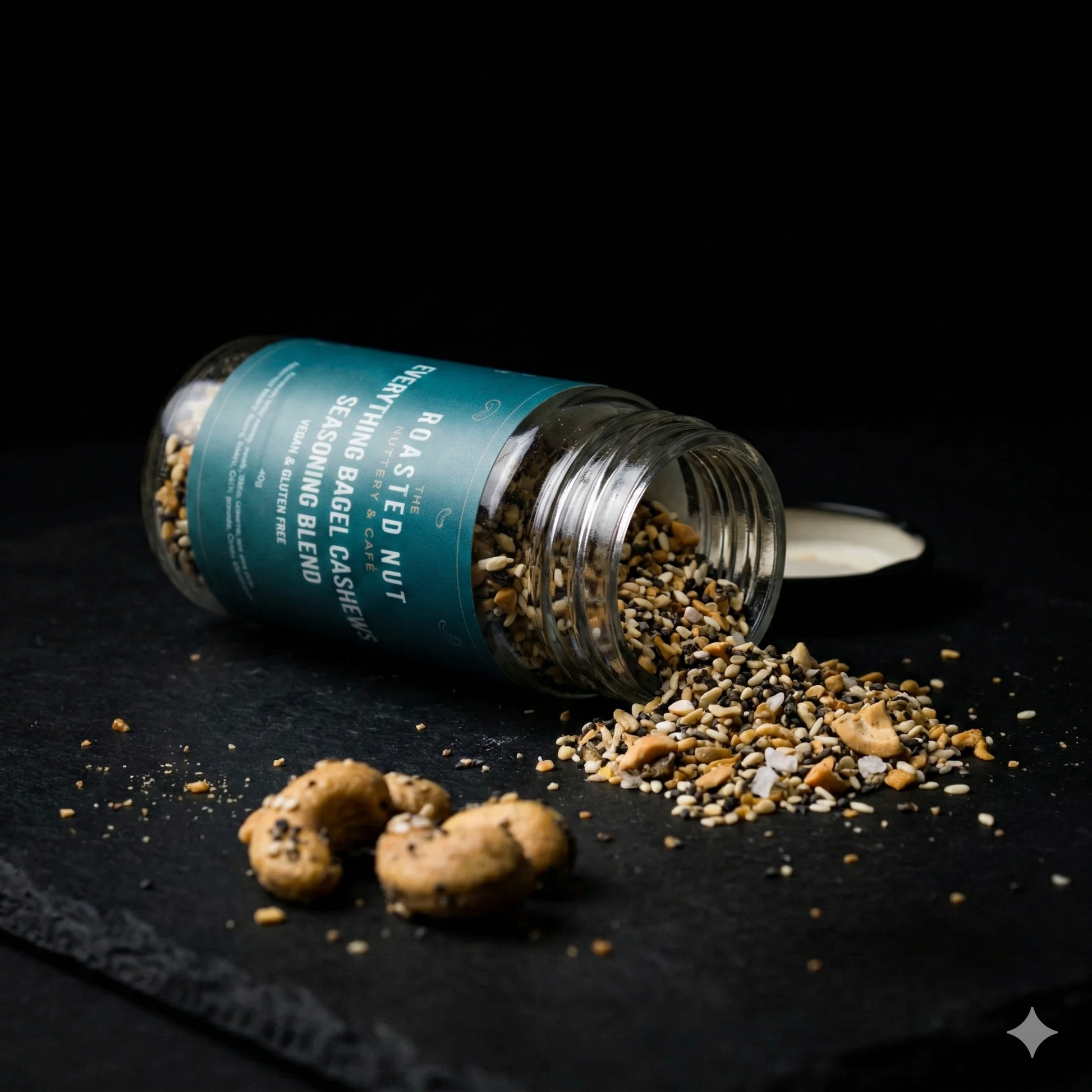 Everything Bagel Cashews Seasoning Blend-Flavoured-The Roasted Nut Inc.