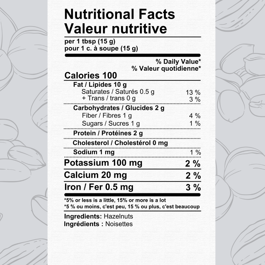 Hazelnut Butter-Single Ingredients-The Roasted Nut Inc.