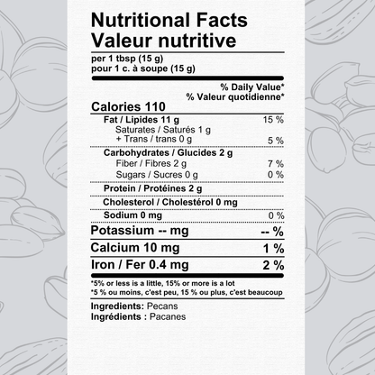 Pecan Butter-Single Ingredients-The Roasted Nut Inc.