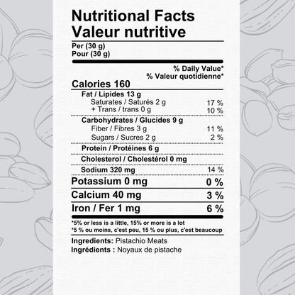 Pistachio Kernels-Unsalted-The Roasted Nut Inc.