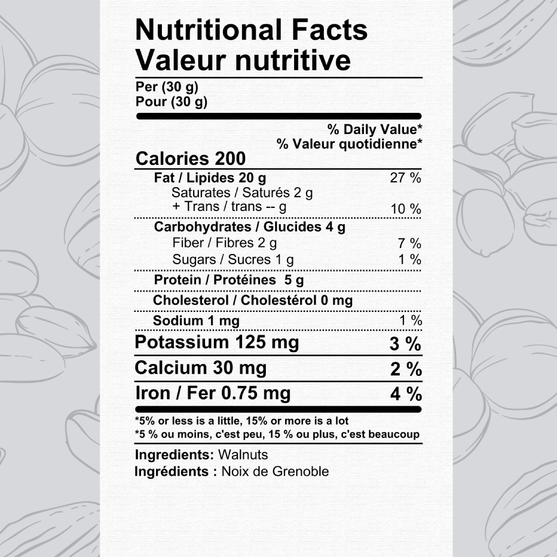 Raw Walnuts-Unsalted-The Roasted Nut Inc.