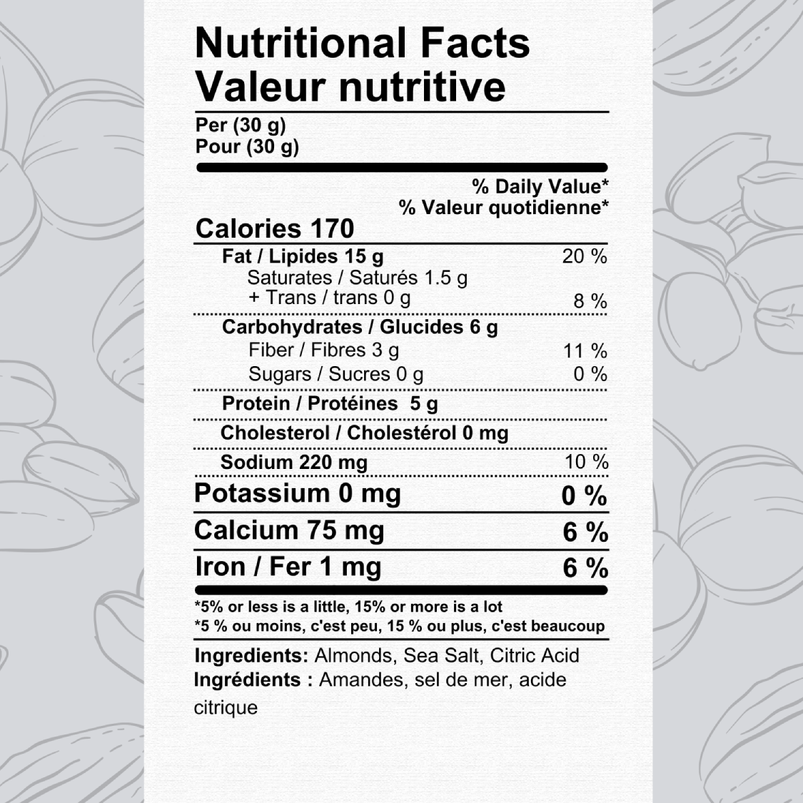 Salted Almonds-Salted-The Roasted Nut Inc.