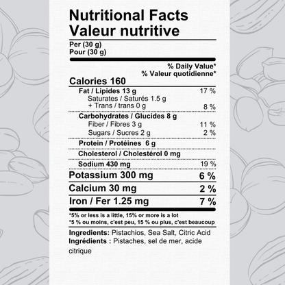 Salted Pistachios-Salted-The Roasted Nut Inc.