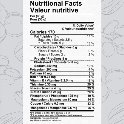 Salted Redskin Peanuts-Salted-The Roasted Nut Inc.