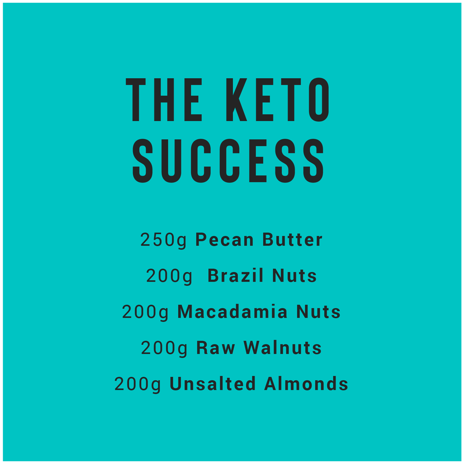 THE KETO SUCCESS-Subscription Box-The Roasted Nut Inc.