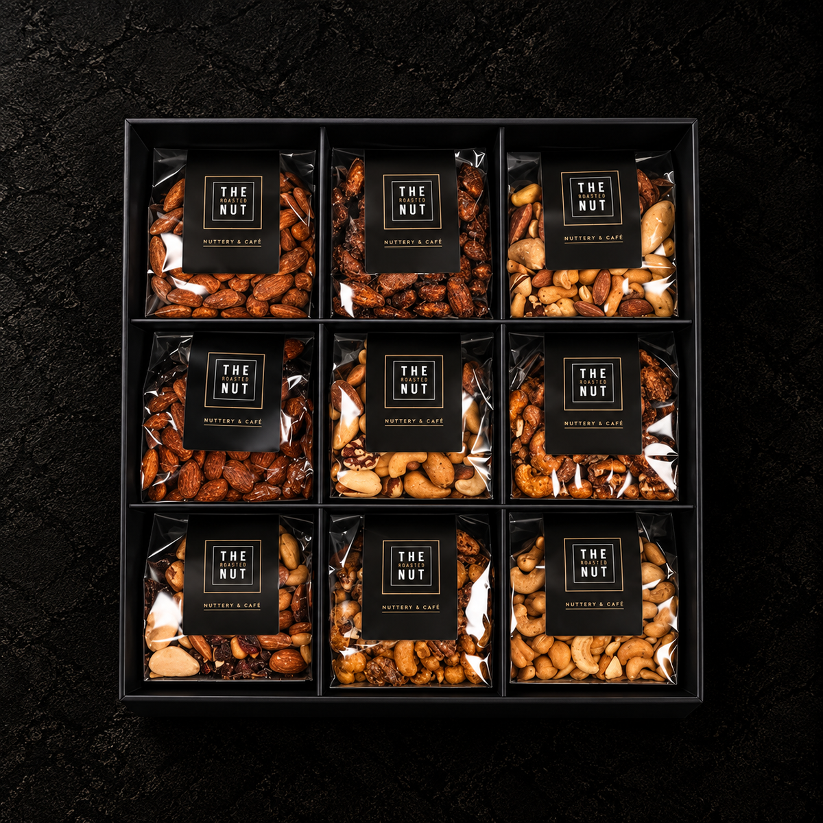 The Black Box - Large-Gift Box-The Roasted Nut Inc.