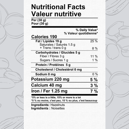 Unsalted Hazelnuts-Unsalted-The Roasted Nut Inc.