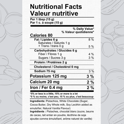 White Chocolate Pistachio Butter-Flavored Blends-The Roasted Nut Inc.