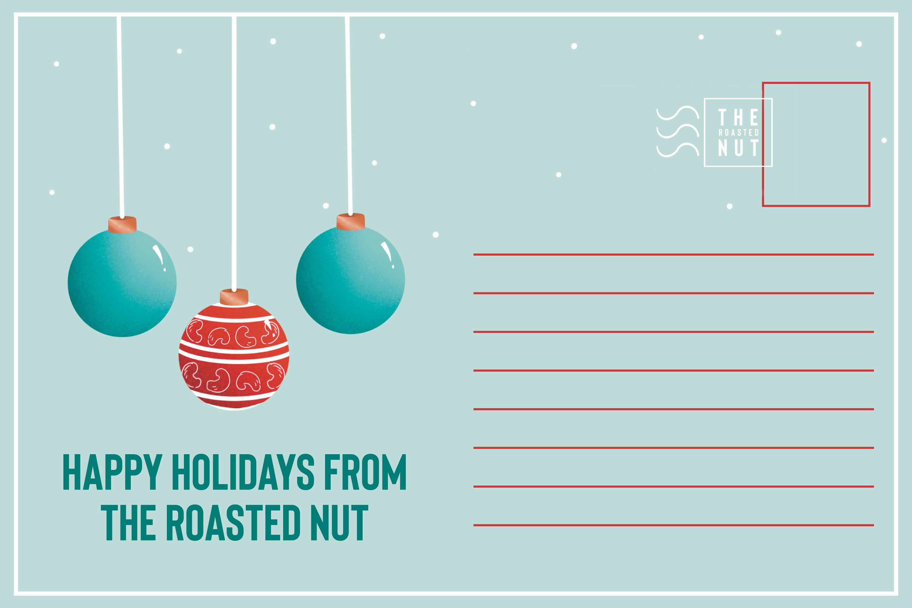 Holiday Postcard-The Roasted Nut Inc.